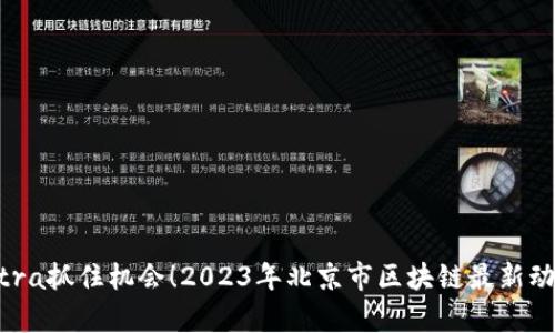  vuestra抓住机会！2023年北京市区块链最新动态解析