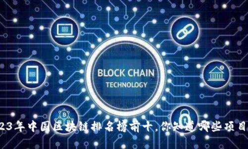 2023年中国区块链排名榜前十，你知道哪些项目吗？